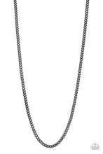 Load image into Gallery viewer, Paparazzi ♥ First Rule Of Fight Club - Black ♥ Mens Necklace
