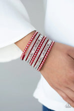 Load image into Gallery viewer, All Hustle and Hairspray - Red ♥ Urban Bracelet
