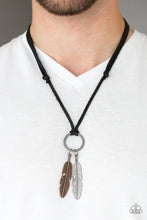 Load image into Gallery viewer, Paparazzi ♥ Sky Walker - Black ♥ Mens Necklace
