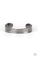 Load image into Gallery viewer, Paparazzi ♥ Bring The Bling - Black - Gunmetal ♥ Cuff Bracelet
