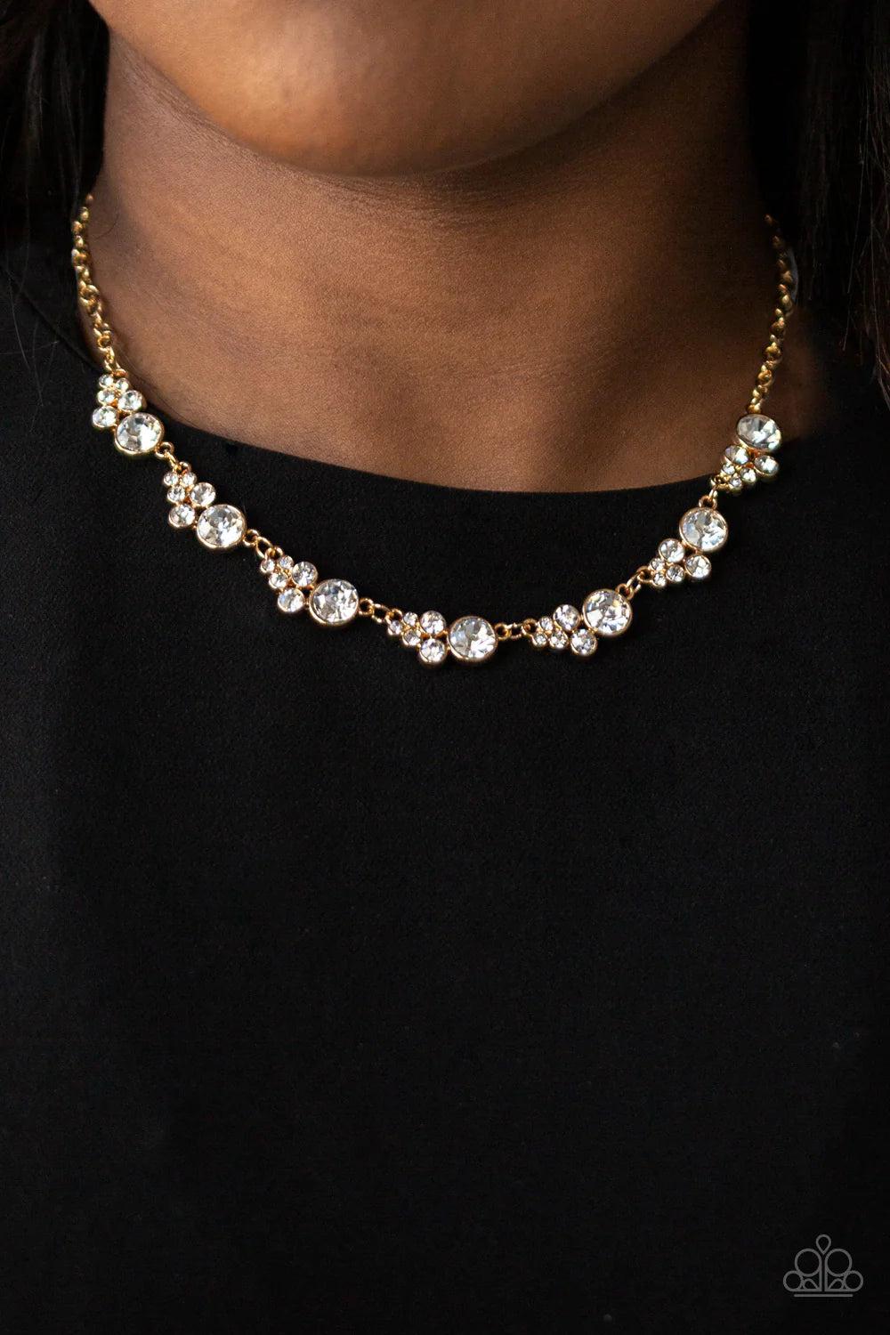 Paparazzi ♥ Social Luster - Gold ♥ Necklace