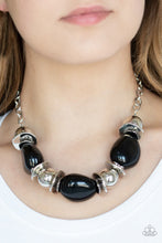 Load image into Gallery viewer, Paparazzi ♥ Vivid Vibes - Black ♥ Necklace
