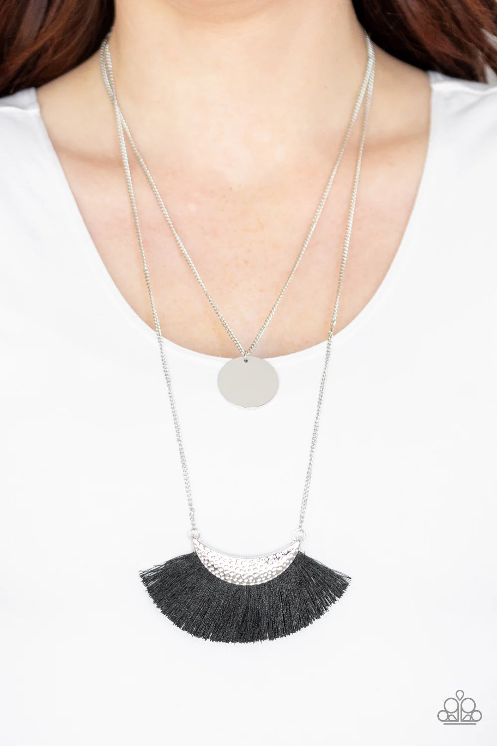 Tassel Temptation - Black ♥ Necklace