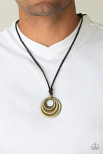 Load image into Gallery viewer, Paparazzi ♥ Desert Spiral - Brass ♥ Necklace
