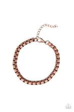 Load image into Gallery viewer, Paparazzi ♥ Alley Oop - Copper ♥ Mens Bracelet

