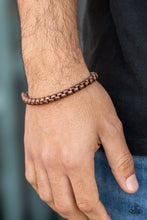 Load image into Gallery viewer, Paparazzi ♥ Alley Oop - Copper ♥ Mens Bracelet
