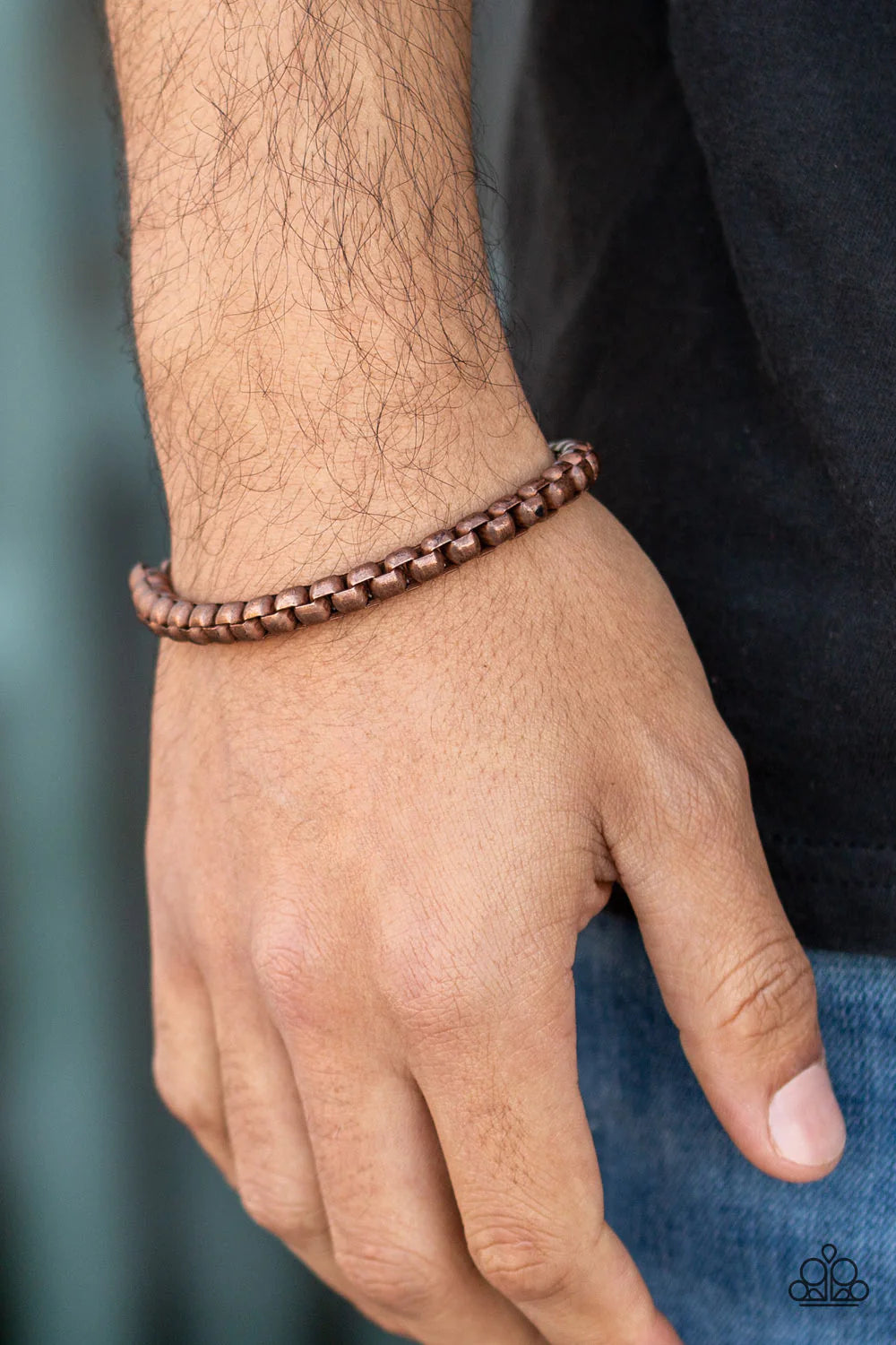 Paparazzi ♥ Alley Oop - Copper ♥ Mens Bracelet