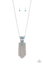 Load image into Gallery viewer, Paparazzi ♥ Totem Tassel - Blue ♥ Necklace
