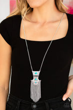 Load image into Gallery viewer, Paparazzi ♥ Totem Tassel - Blue ♥ Necklace
