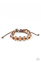 Load image into Gallery viewer, Paparazzi ♥ Dont WEAVE Me Hanging - Brown ♥ Bracelet
