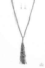 Load image into Gallery viewer, Paparazzi ♥ Hand-Knotted Knockout - Silver ♥ Necklace
