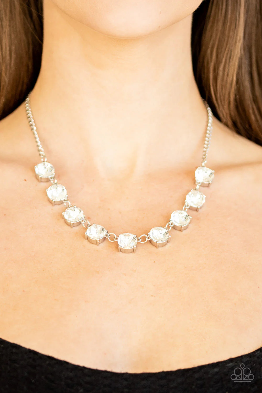 Iridescent Icing - White ♥ Necklace