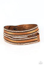 Load image into Gallery viewer, Rocker Rivalry - Copper ♥ Double Wrap Bracelet
