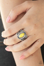 Load image into Gallery viewer, Tangy Texture - Yellow ♥ Ring
