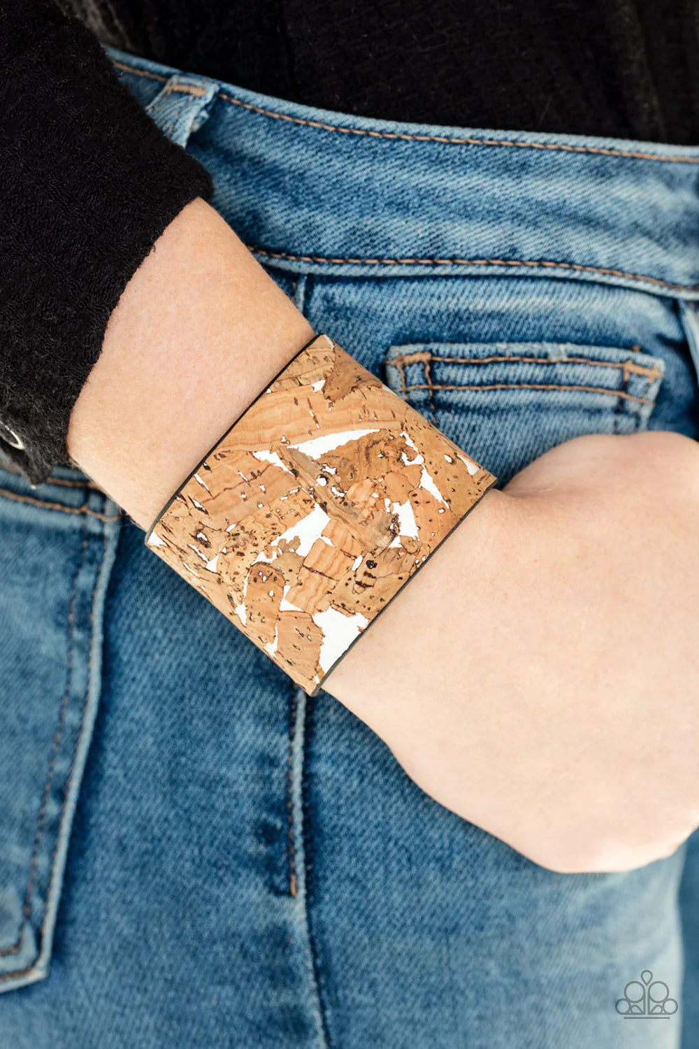 Cork Congo - White ♥ Bracelet