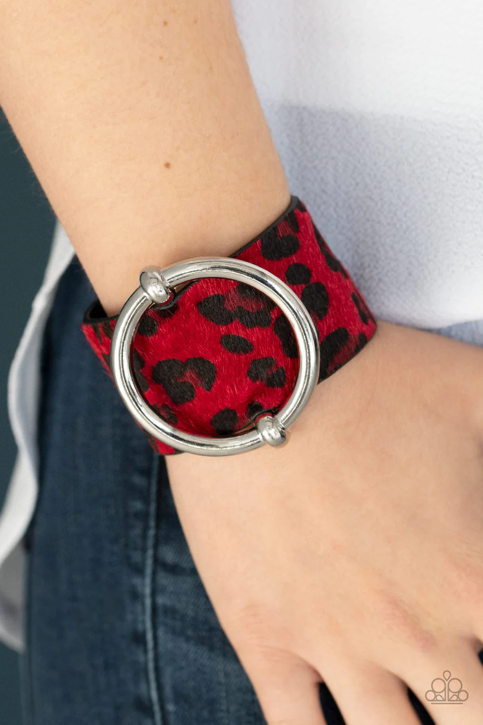 Paparazzi ♥ Asking FUR Trouble - Red ♥ Urban Bracelet