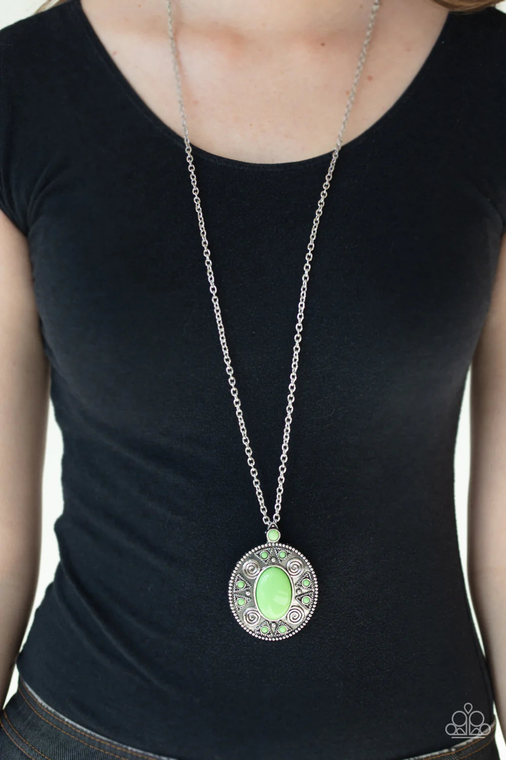 Sunset Sensation - Green ♥ Necklace