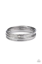Load image into Gallery viewer, Paparazzi ♥ Be There With Baubles On - Black - Gunmetal ♥ Bangle Bracelet Set
