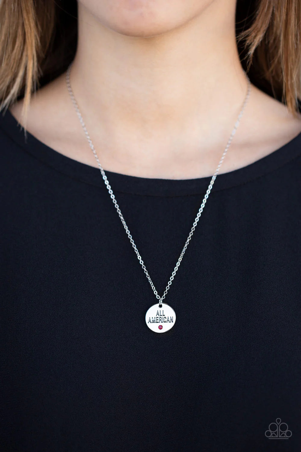 Paparazzi ♥ All American, All The Time - Red ♥ Necklace