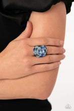 Load image into Gallery viewer, Paparazzi ♥ Perfectly Park Avenue - Blue ♥ Ring - Life Of The Party May 2023
