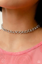 Load image into Gallery viewer, Paparazzi ♥ Classy Couture - White ♥  Choker Necklace - Life Of The Party June 2023
