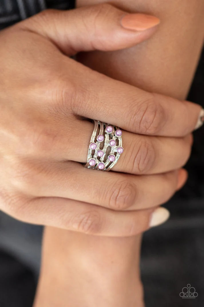 Bubbles and Baubles - Purple ♥ Ring