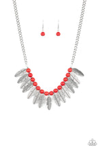 Load image into Gallery viewer, Desert Plumes - Red ♥ Necklace
