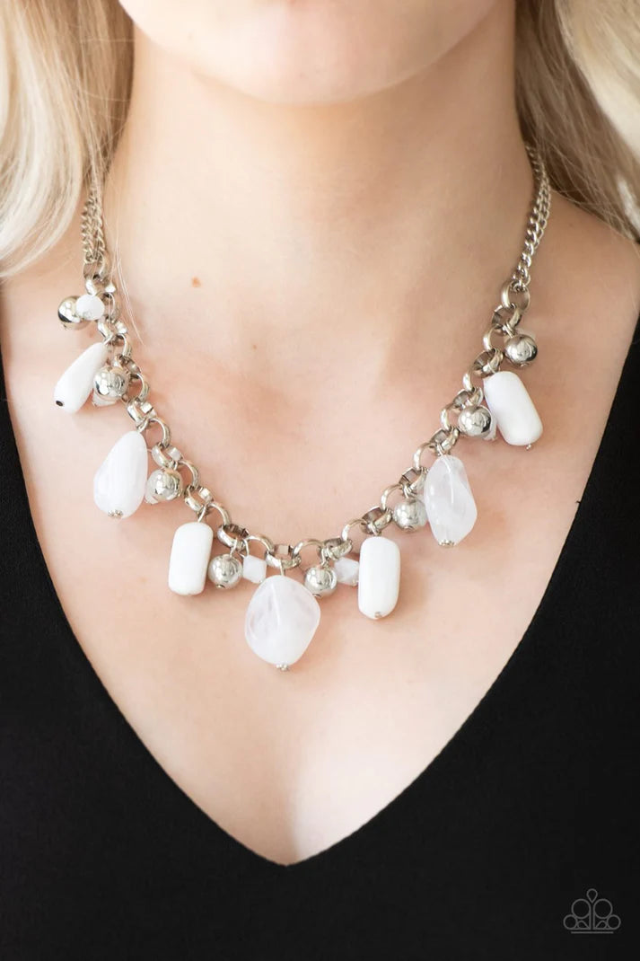 Grand Canyon Grotto - White ♥ Necklace
