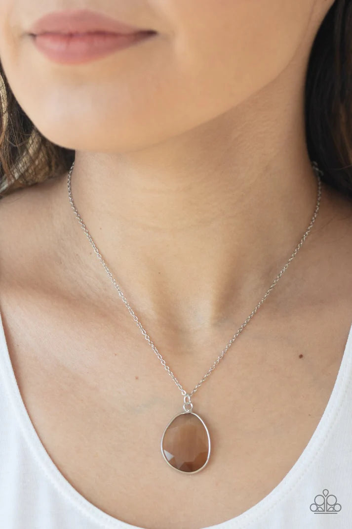 Icy Opalescence - Brown ♥ Necklace