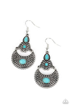 Load image into Gallery viewer, Paparazzi ♥ Sahara Samba - Blue - Turquoise ♥ Earrings
