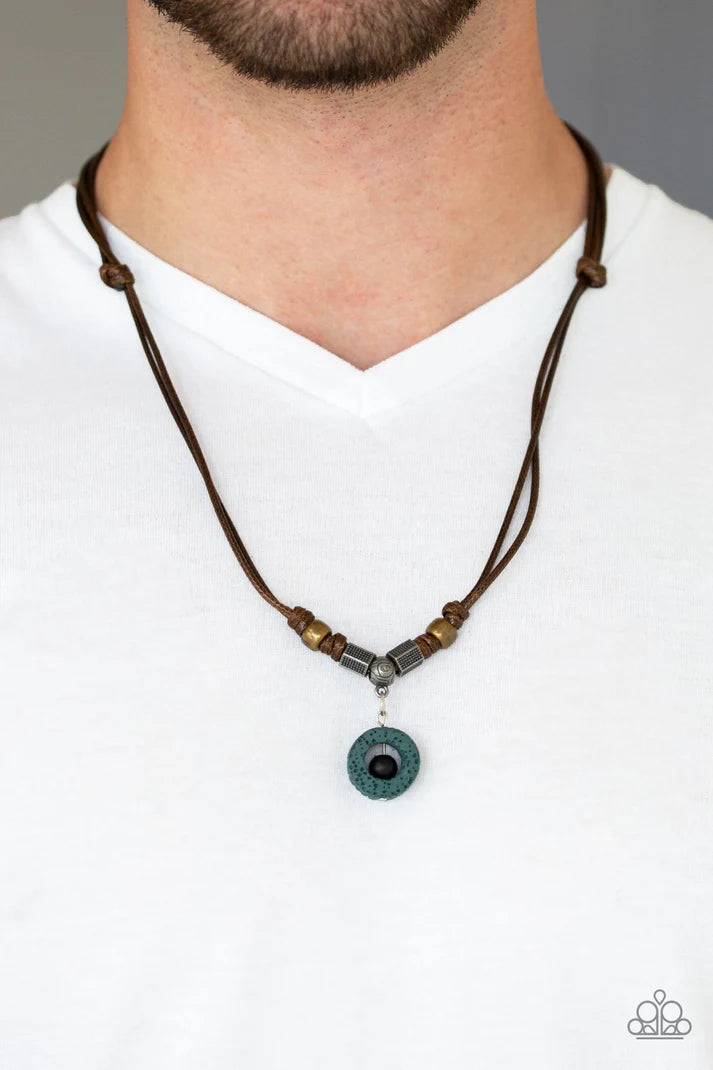 Tiki Thunder - Black ♥ Mens Necklace