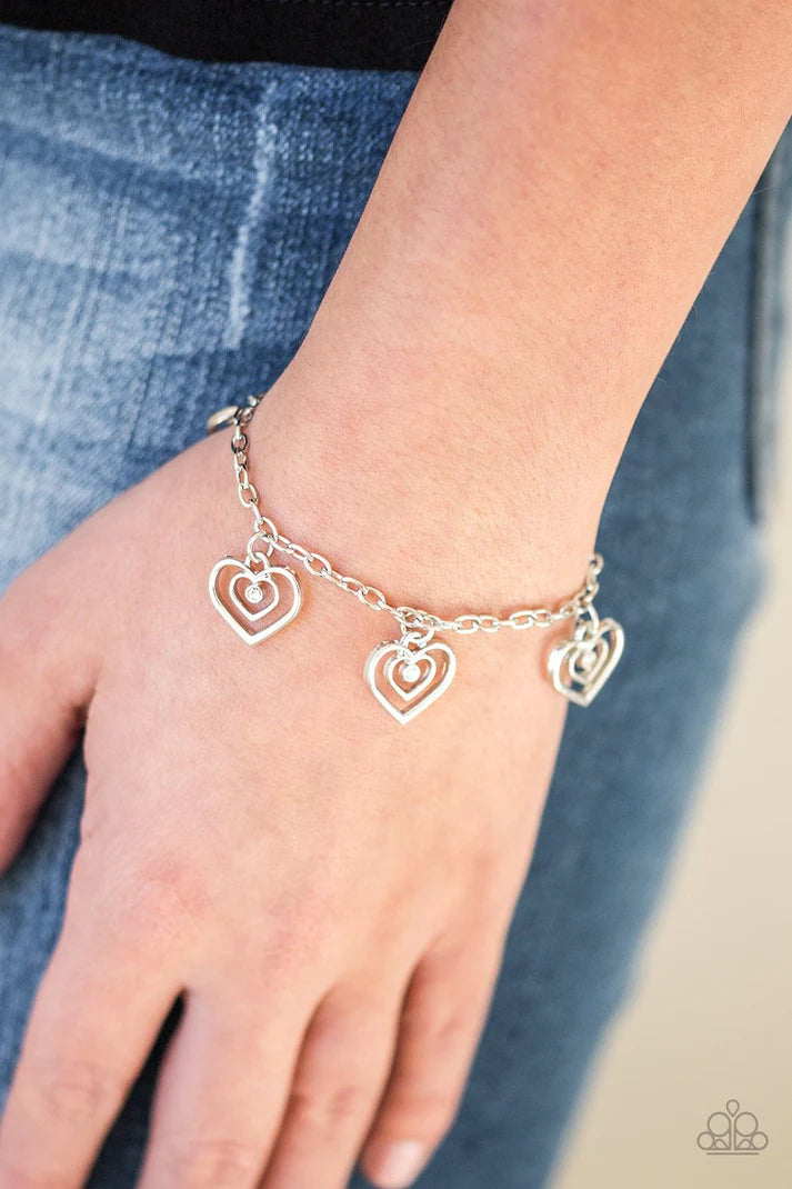 Unbreakable Hearts - White ♥ Bracelet