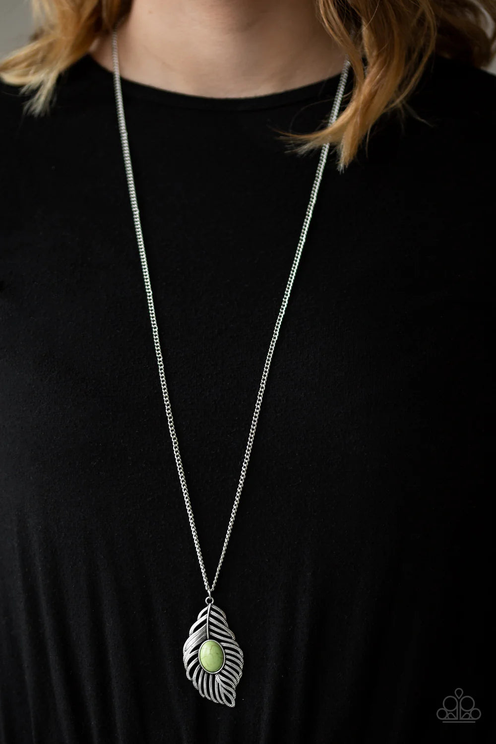Flight Path - Green ♥ Necklace