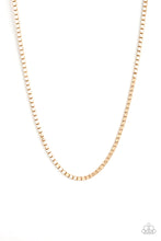 Load image into Gallery viewer, Paparazzi ♥ Boxed In - Gold ♥ Mens  Necklace
