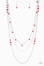 Load image into Gallery viewer, Laying The Groundwork - Red ♥ Necklace
