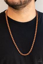 Go Down Fighting - Copper ♥ Men's Necklace