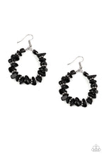 Load image into Gallery viewer, Going for Grounded Paparazzi Earring - Black
