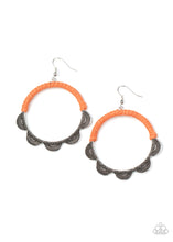 Load image into Gallery viewer, TAMBOURINE TREND Paparazzi Earring - ORANGE
