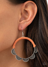 Load image into Gallery viewer, TAMBOURINE TREND Paparazzi Earring - ORANGE
