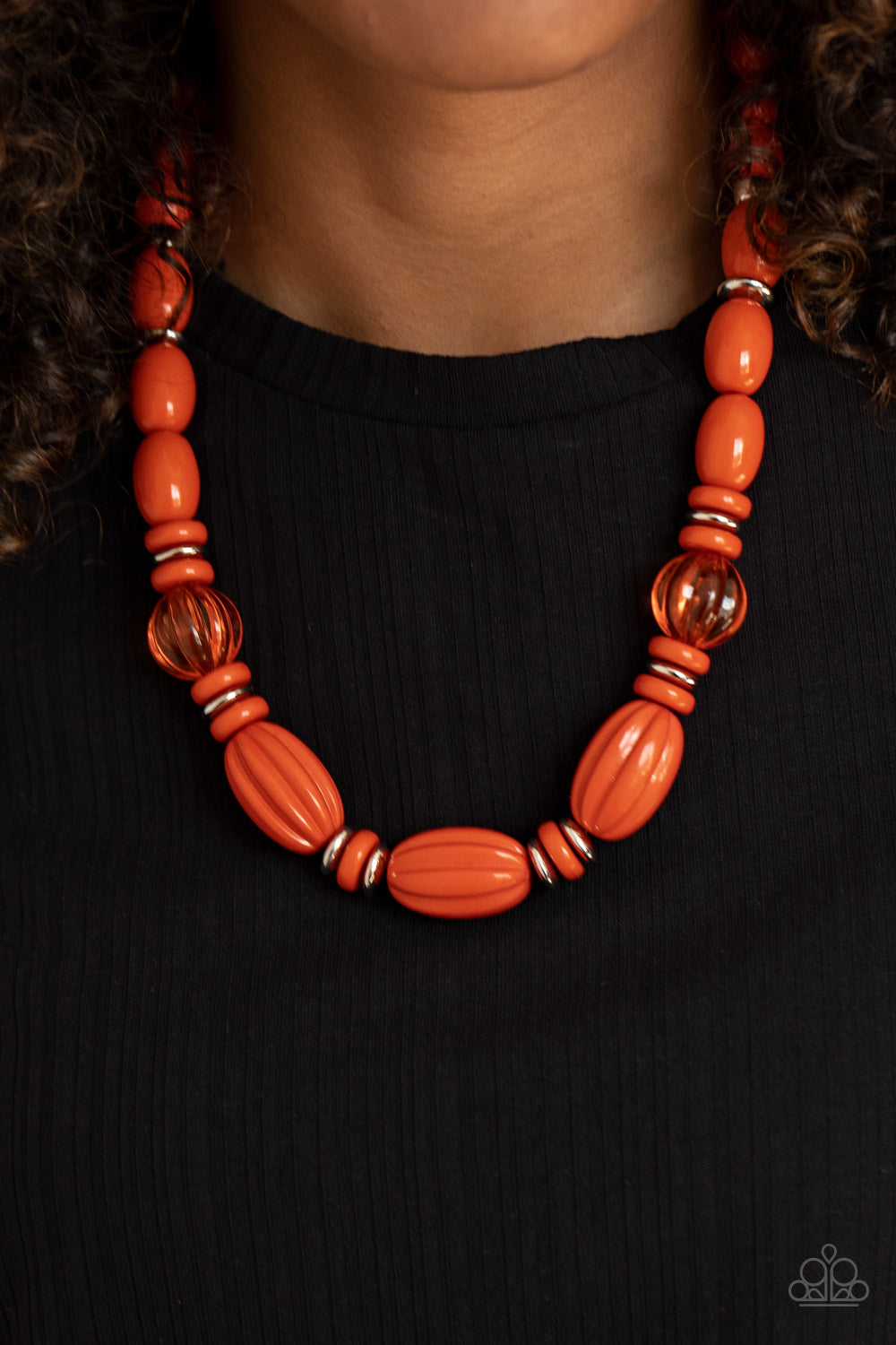 High Alert Paparazzi Necklace  - Orange