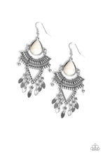 Load image into Gallery viewer, Vintage Vagabond Paparazzi Earring  - White
