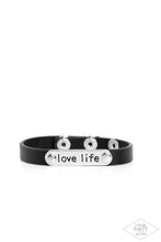 Load image into Gallery viewer, Love Life Paparazzi Bracelet - Black - Life Of the Party
