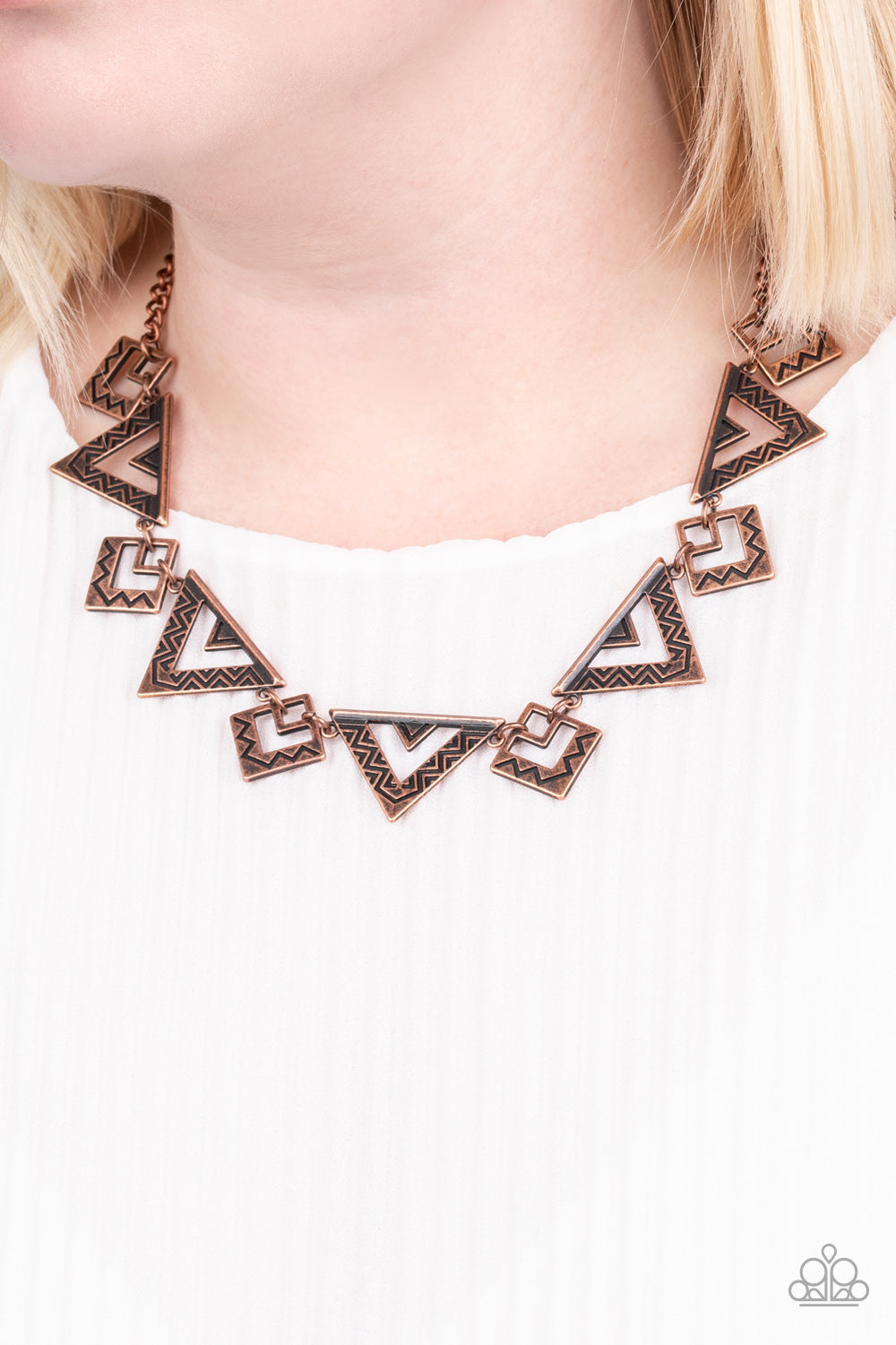 Giza Goals Paparazzi Necklace - Copper