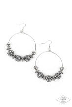 Load image into Gallery viewer, I Can Take a Compliment Paparazzi Earring - Hematite - Life Of The Party Fan Favorite
