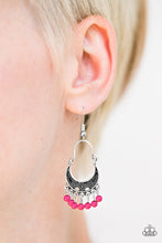 Load image into Gallery viewer, Hopelessly Houston Paparazzi Earring - Pink
