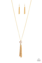 Load image into Gallery viewer, FIVE-ALARM FIREWORK Paparazzi Necklace - GOLD
