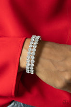 Load image into Gallery viewer, Megawatt Majesty Paparazzi Bracelet  - White - December 2021 Life of the Party Exclusive
