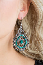 Load image into Gallery viewer, Paparazzi ♥ Carnival Courtesan - Green ♥ Earrings
