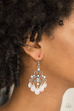 Load image into Gallery viewer, Dip It GLOW Paparazzi Earring - White
