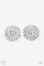 Load image into Gallery viewer, Paparazzi ♥ Buckingham Beauty - White  ♥ Clip-On Earring
